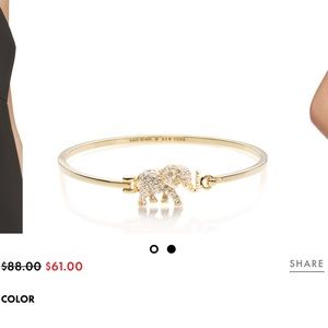 Kate Spade Gold Elephant Bracelet